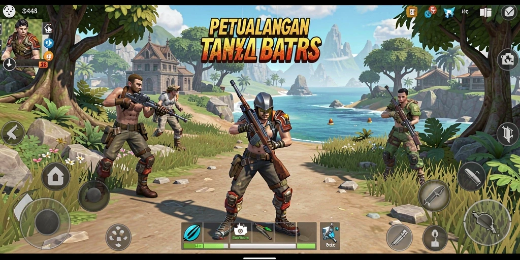 Gameplay seru dalam dunia terbuka yang luas dan penuh petualangan.