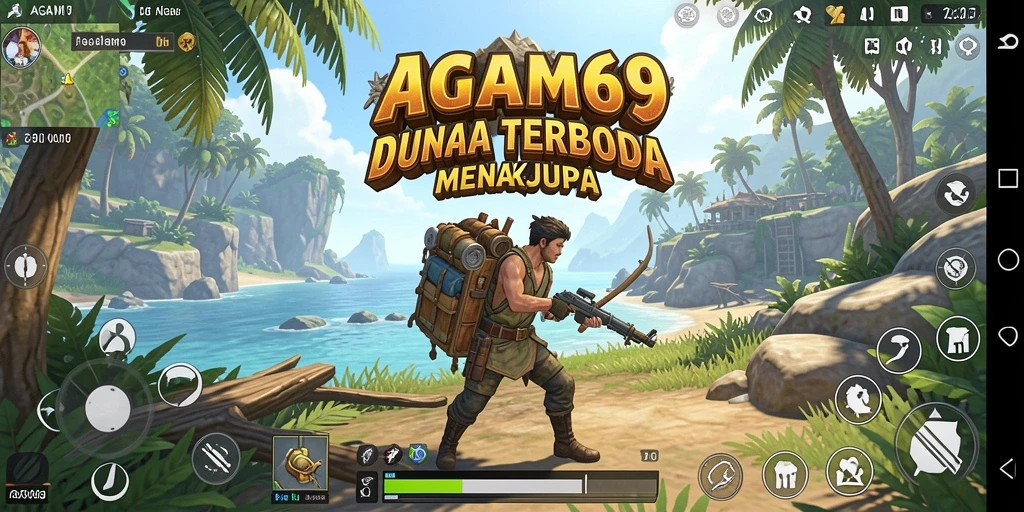 Tampilan gameplay AGAM69 yang menakjubkan dalam dunia terbuka.