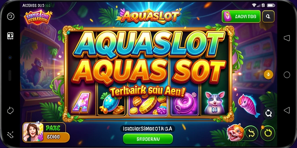 Screenshot utama AQUASLOT menampilkan gameplay yang mendebarkan dalam slot simulation.