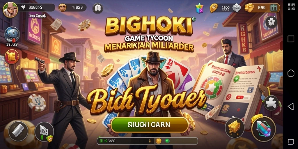 Tampilan gameplay BIGHOKI yang menarik dan penuh strategi.