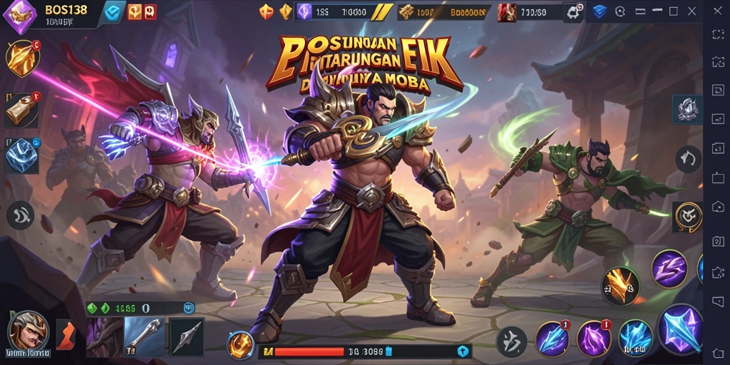 Screenshot gameplay BOS138 yang menegangkan dan penuh aksi.
