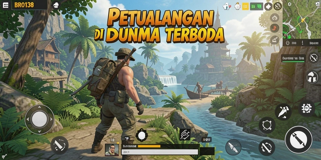 Tampilan gameplay menakjubkan di dunia terbuka BRO138.