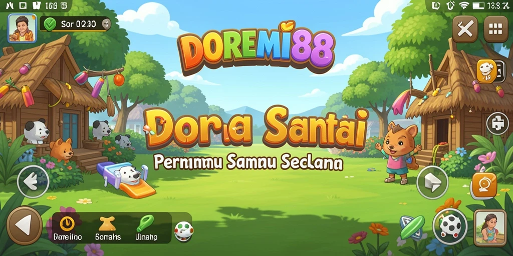 Menampilkan gameplay seru DOREMI88 dengan grafis menarik.
