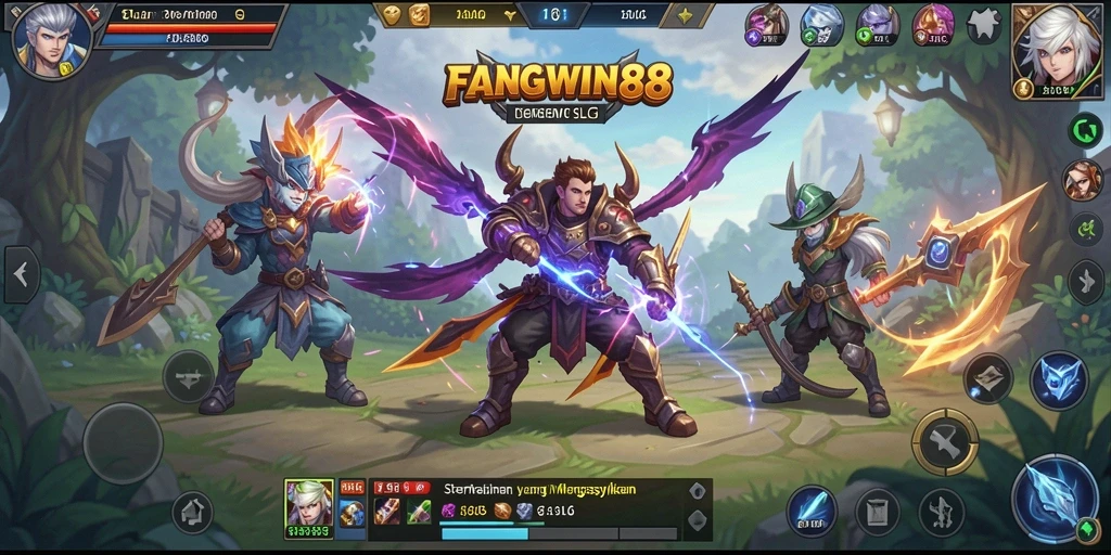 Tampilan gameplay SLG yang mendebarkan di FANGWIN88.