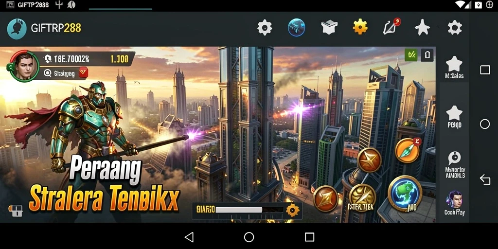 Screenshot menampilkan aksi seru dalam gameplay Tower Defense.