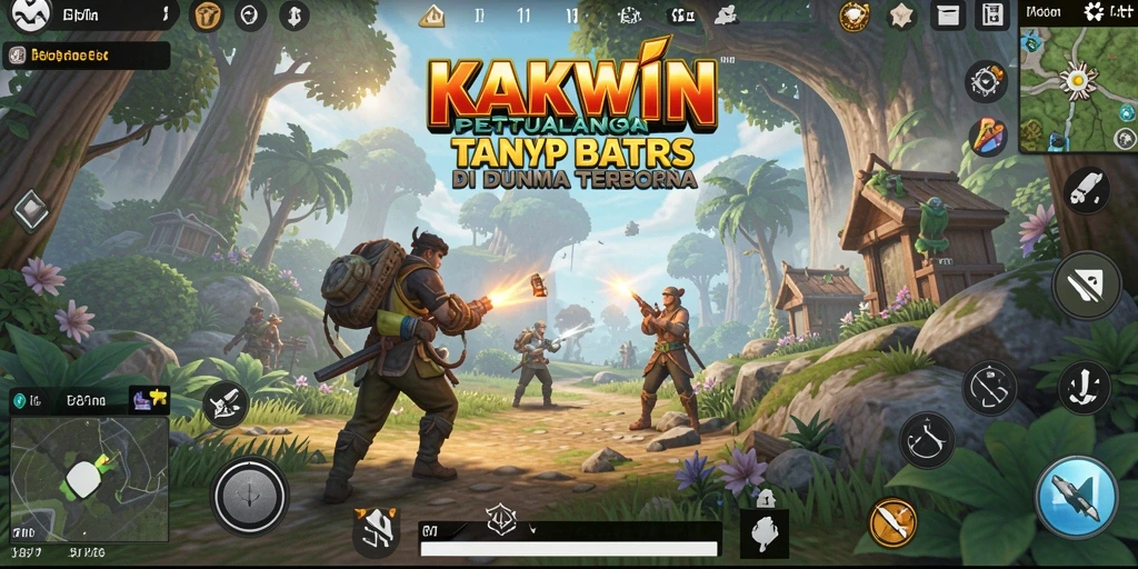 Screenshot gameplay Open World yang menampilkan eksplorasi mendalam.