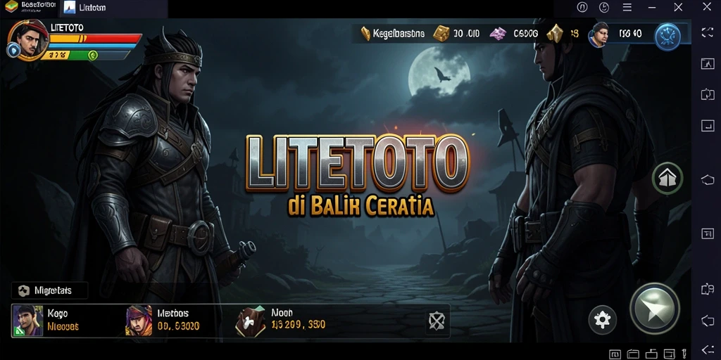 Tangkapan layar gameplay LITETOTO yang menegangkan dan mencekam.