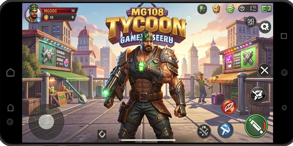 Gameplay MG108 yang menarik dengan tantangan bisnis yang mendebarkan.