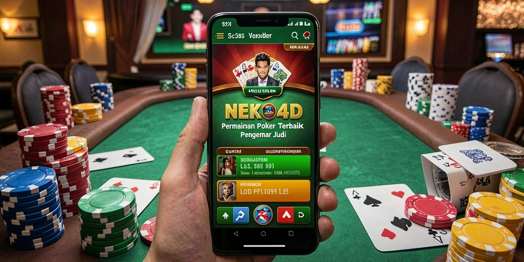 Gameplay seru dan interaktif dari NEKO4D dalam permainan Poker.