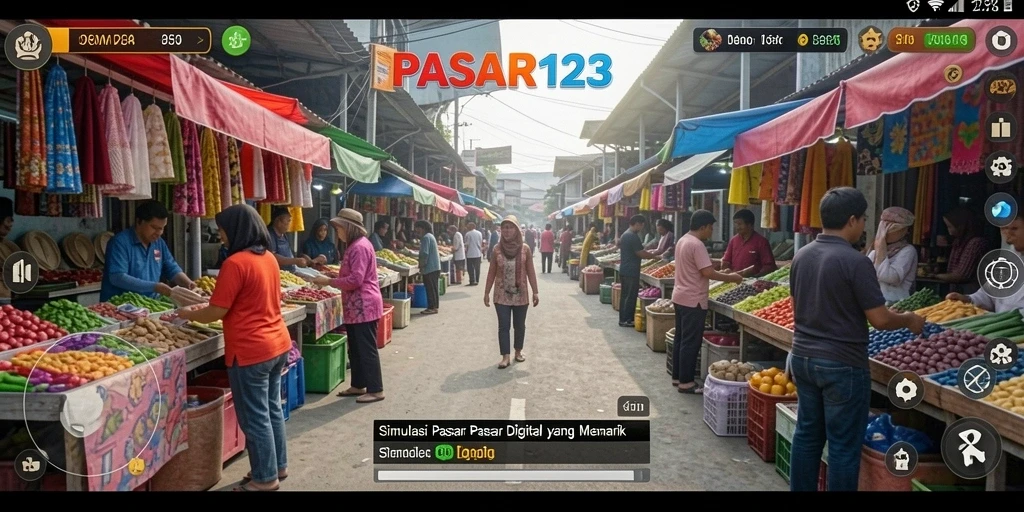 Tampilan gameplay PASAR123 yang interaktif dan menyenangkan.