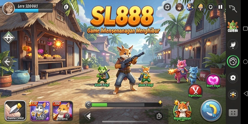 Tampilan gameplay SL888 yang memikat dan menenangkan.