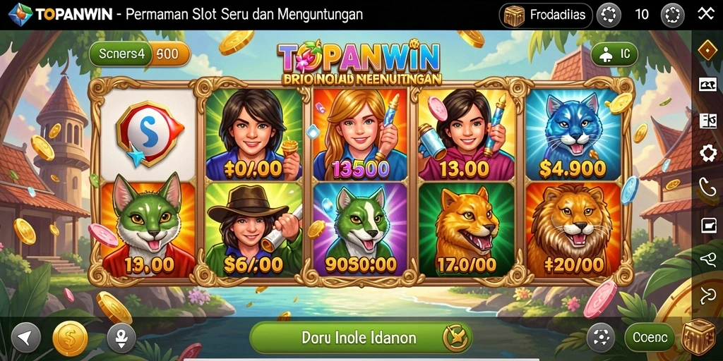 Tampilan gameplay Slot yang menarik dan dinamis.