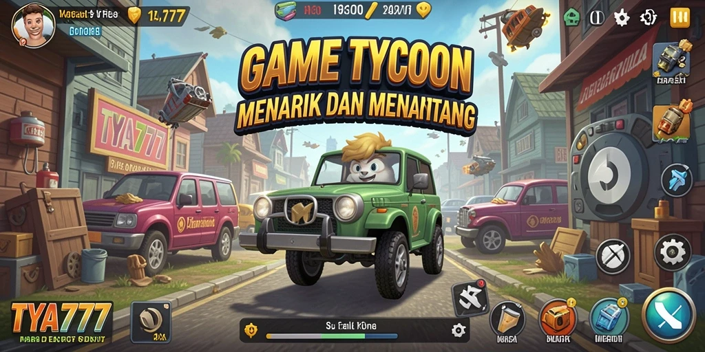 Screenshot TYA777 menampilkan gameplay Tycoon yang menarik.