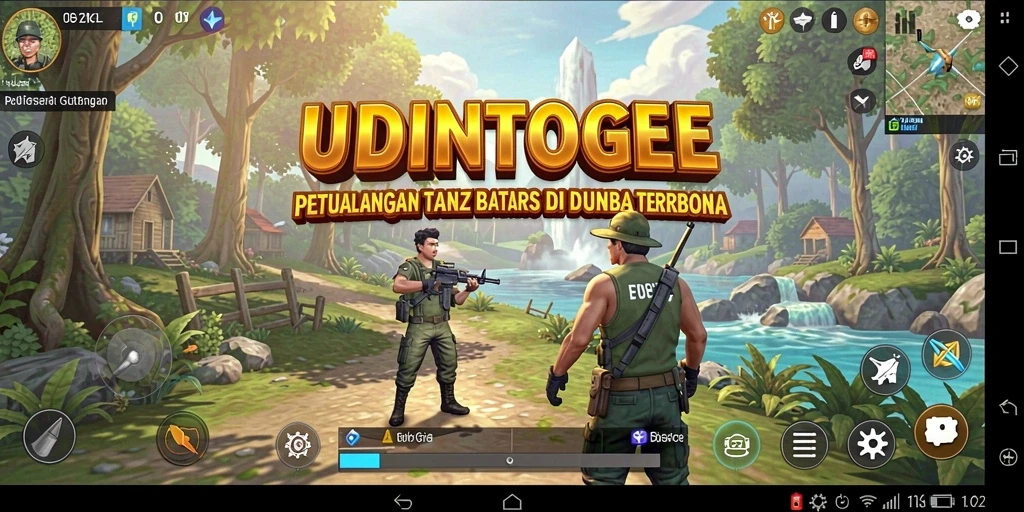 Tampilan gameplay menarik di dunia terbuka UDINTOGEL.