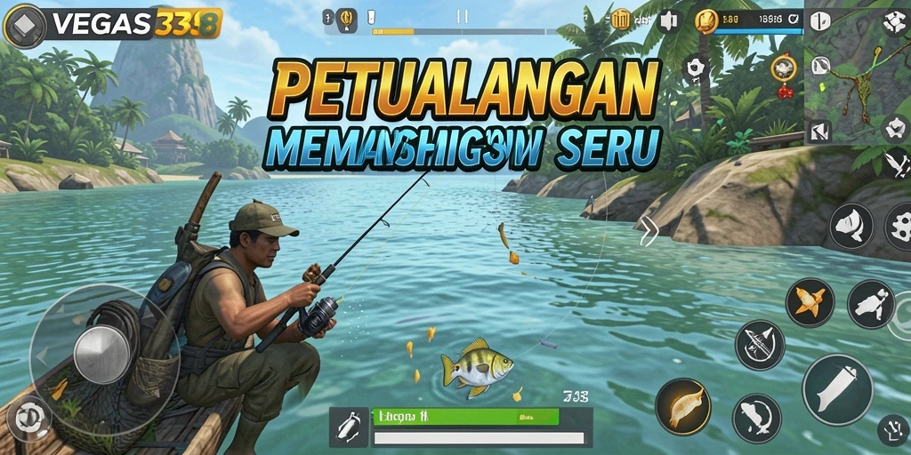 Menampilkan gameplay memancing yang seru dan menantang di VEGAS338.
